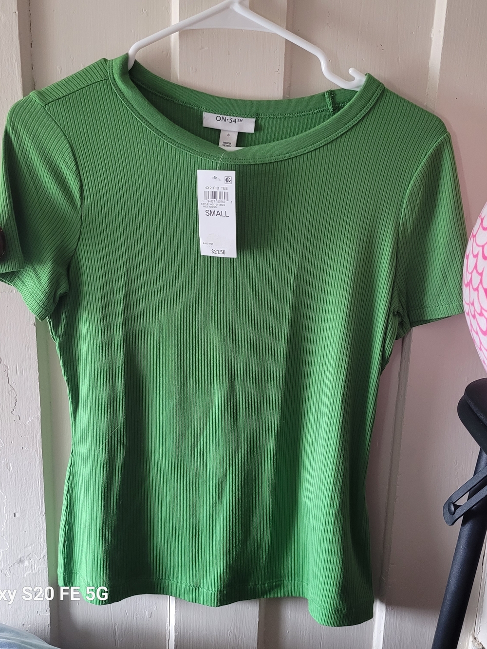 Women's Ribbed Crewneck Tee